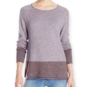 Prana Astrid Colorblock Side Zip Sweater Cotton